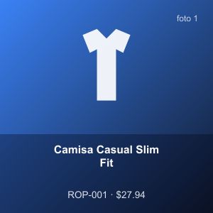 Camisa Casual Slim Fit