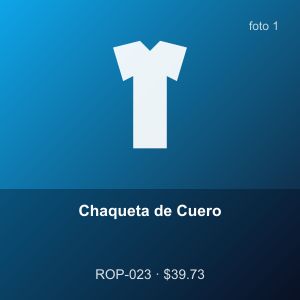 Chaqueta de Cuero